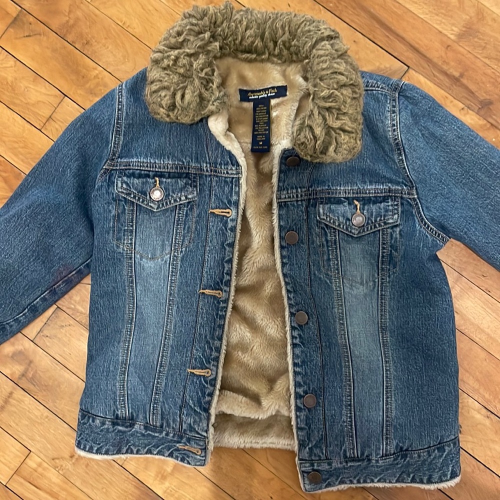 abercrombie and fitch jean jacket